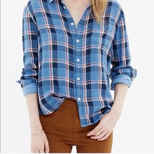 Madewell Double Lined Classic Flannel
